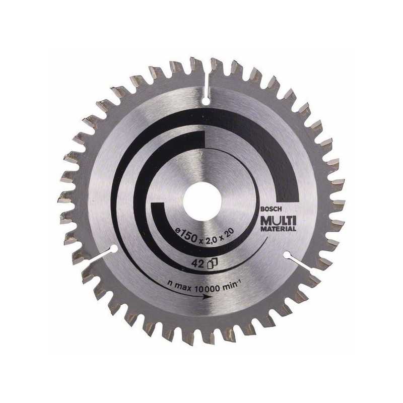 Bosch Panza ferastrau circular Multi Material, 150x20x2mm, 42T, reductie 16mm