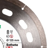 Disc diamantat DiStar Esthete 2.0 ultra-subtire pt. Gresie portelanata, placi ceramice - 125x22.23 (mm) Ultra Premium - DiStar-1