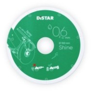 Disc diamantat DiStar Shine ultra-subtire (0.6mm) pt. Gresie portelanata, placi ceramice - 125x22.23 (mm) Super Premium - DiStar