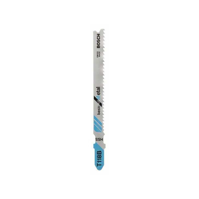 Bosch Set 5 panze ferastrau vertical T 118 B Basic for Metal, 92mm