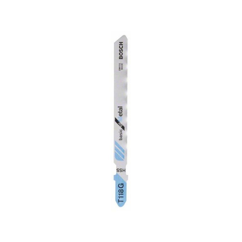 Bosch Set 5 panze ferastrau vertical T 118 G Basic for Metal, 92mm
