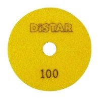 Discheta diamantata flexibila pentru slefuire uscata gresie portelanata, diam. 100mm gran. 100 - DiStar-80115429035
