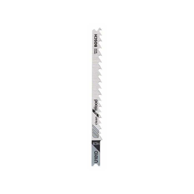 Bosch Set 3 panze ferastrau vertical U 101 D Clean for Wood, 100mm