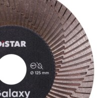 Disc diamantat pt. taiat si slefuit Galaxy pt. Gresie portelanata, placi ceramice - 125x30x22.23 (mm) Ultra Premium - DiStar-111