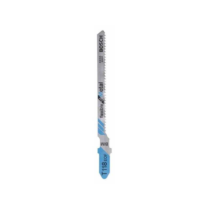 Bosch Set 5 panze ferastrau vertical T 118 EOF Flexible for Metal, 83mm