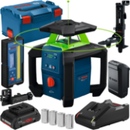 BOSCH GRL18V-4-34CVG Nivela laser rotativa cu laser VERDE (400 m) cu 1 acumulator ProCORE 18V, 4Ah, + Incarcator GAL18V-40 + LR
