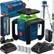 BOSCH GRL18V-4-34CVG Nivela laser rotativa cu laser VERDE (400 m) cu 1 acumulator ProCORE 18V, 4Ah, + Incarcator GAL18V-40 + LR