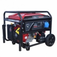RS SK5000E Generator BISONTE max.4,8kW 230V, rezerv.25L, roti si manere incl, dem. electric., EAN CODE 7403284155054