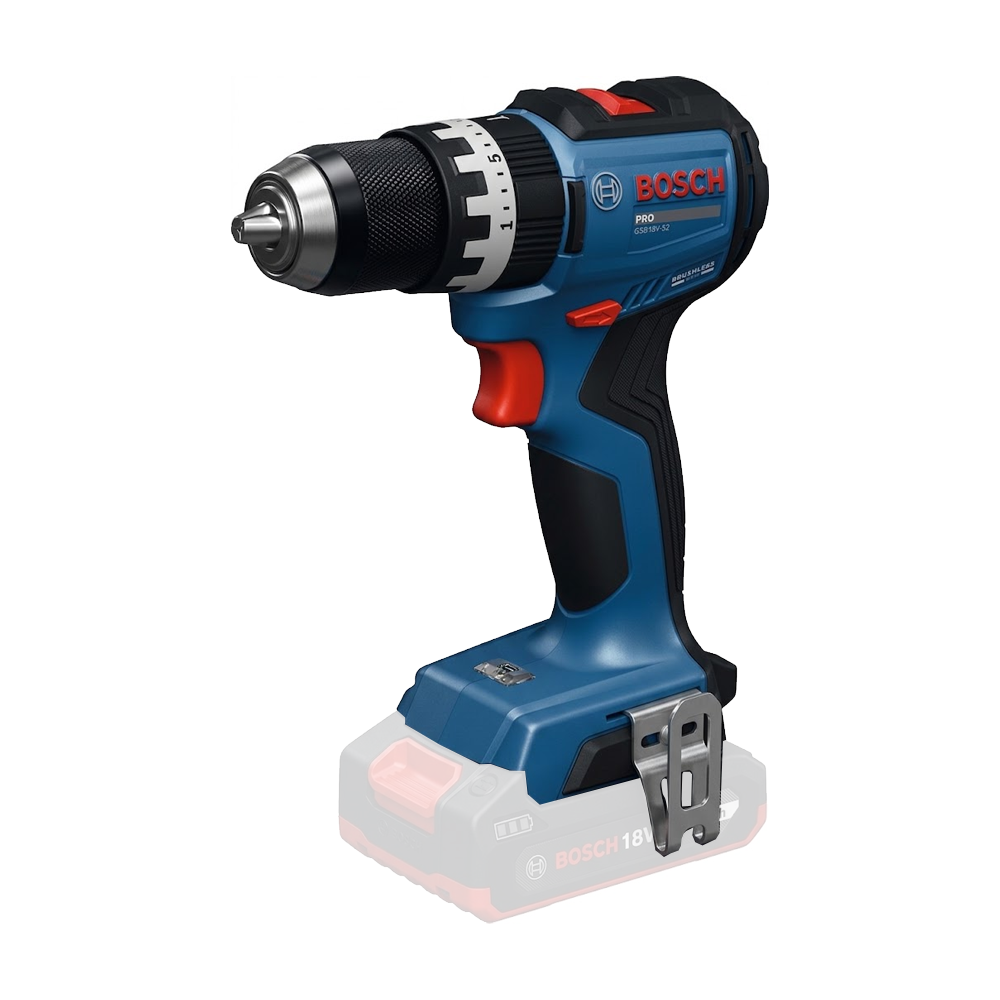 BOSCH GSB18V-52 (SOLO) Masina de gaurit cu percutie brushless Li-Ion, 70Nm, fara acumulator si incarcator in set