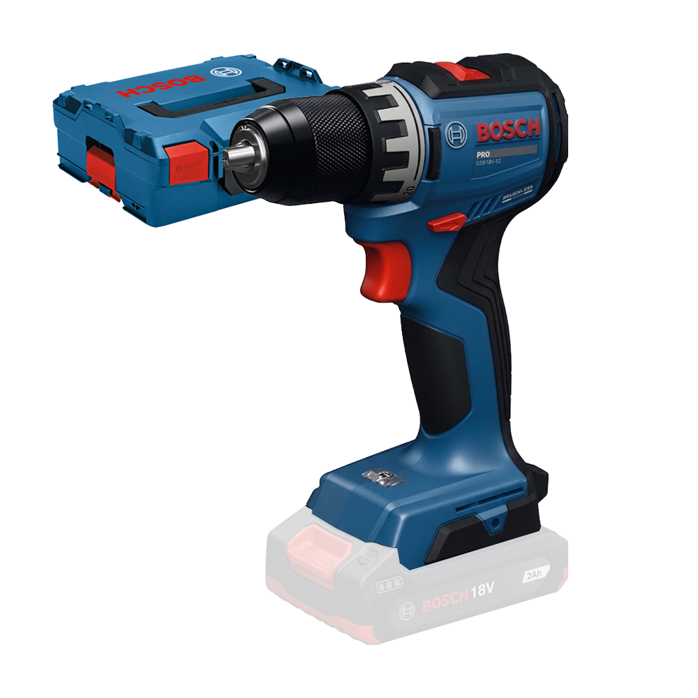 BOSCH GSR18V-52 (SOLO) Masina de gaurit si insurubat brushless, Li-Ion, 70Nm + Valiza L-BOXX, fara acumulator si incarcator in s