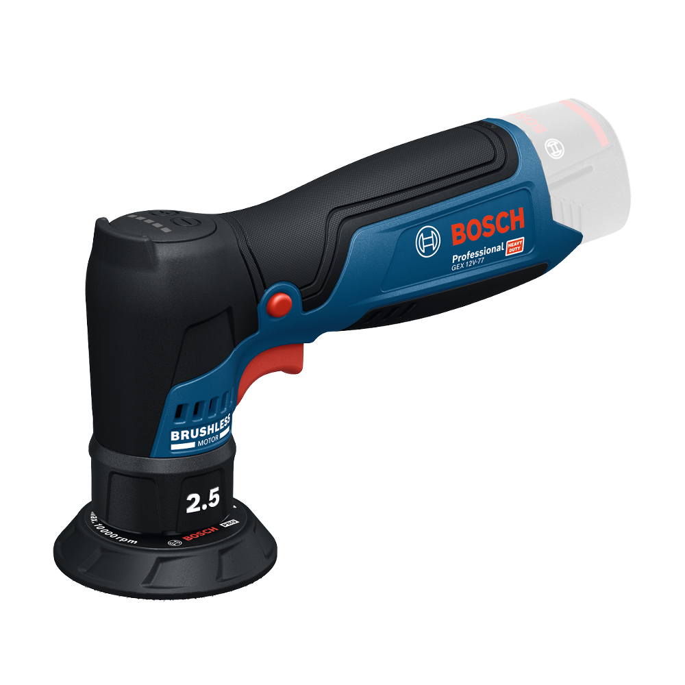 BOSCH GEX 12V-77 (SOLO) Slefuitor cu excentric Li-Ion, 12V, fara acumulator in set