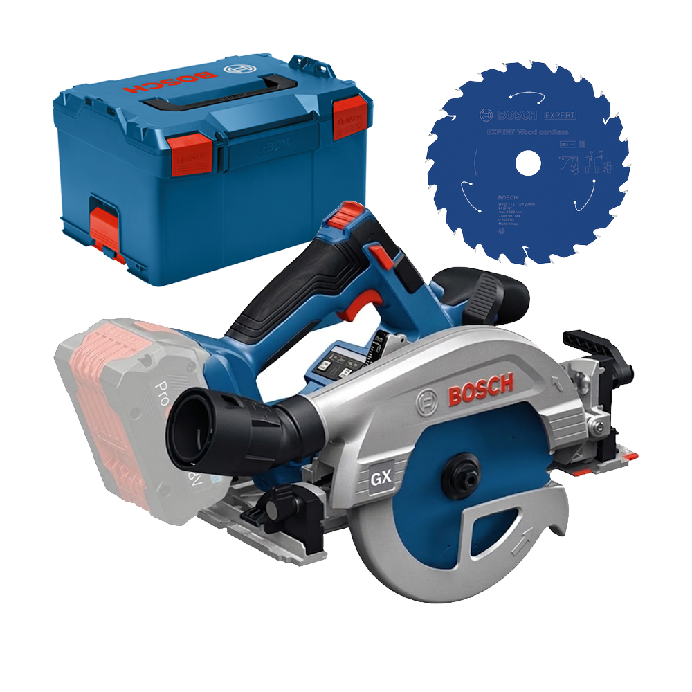 BOSCH GKS 18V-57-2 GX (SOLO) Ferastrau circular Li-Ion, fara acumulator in set + Disc EXPERT Wood 160x20x24T