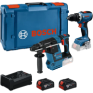 BOSCH Kit 2 scule 18V GSR 18V-65 + GBH 18V-26 (2x GBA 18V 5.0Ah; GAL 12V/18V-80; XL-BOXX)