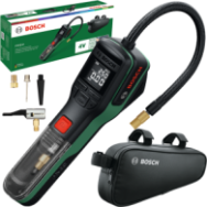 BOSCH PNEO Bike version Pompa de aer cu 1 acumulator 4V, 3Ah, 10.3 bari + Geanta pentru bicicleta (cu acumulator detasabil)