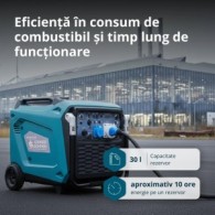 Generator de curent 9.5 kW inverter - benzina - insonorizat - Konner & Sohnen - KS-9500iE-S-ATSR