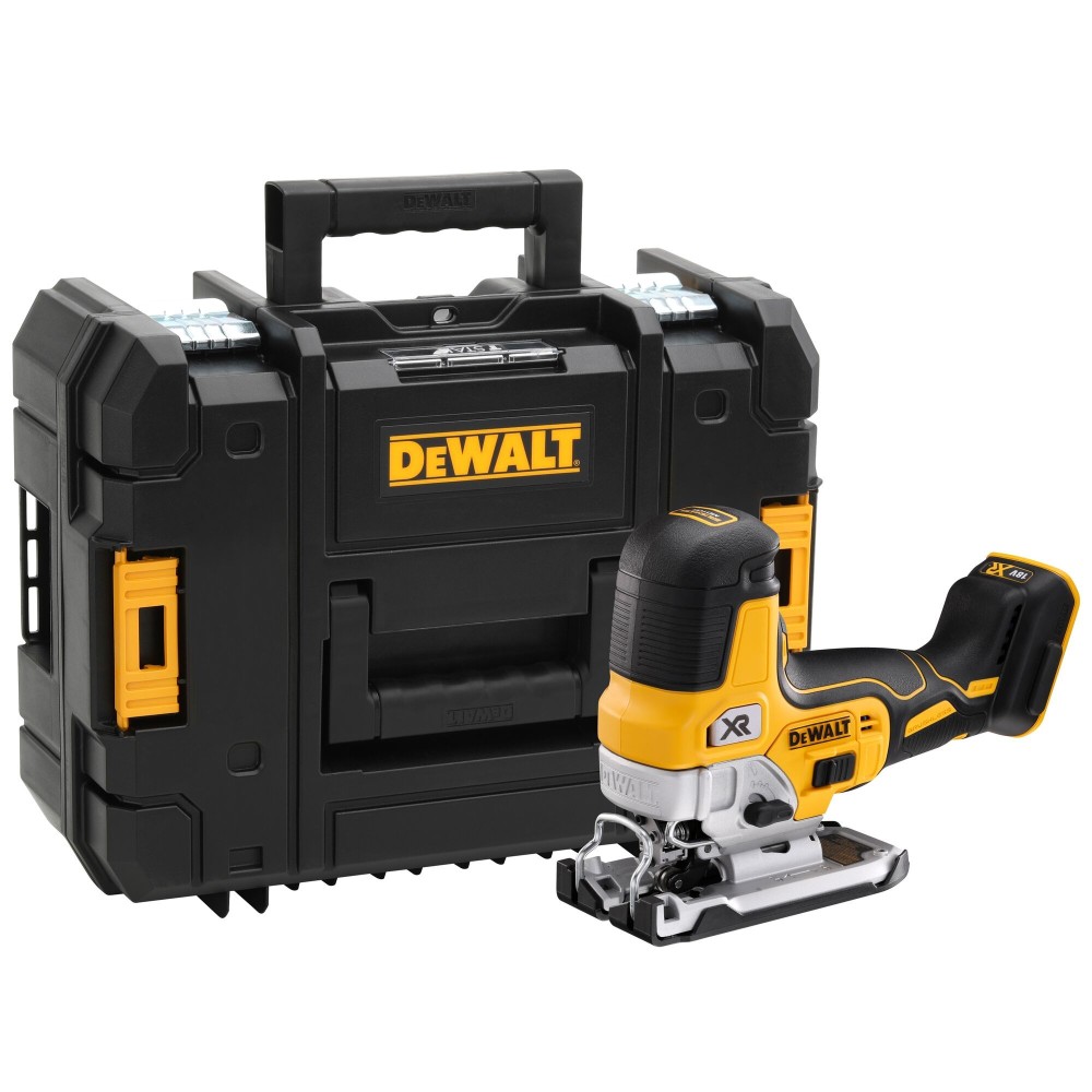 DEWALT DCS335NT-XJ Ferastrau vertical Li-Ion, brushless + Valiza (fara acumulator si incarcator)