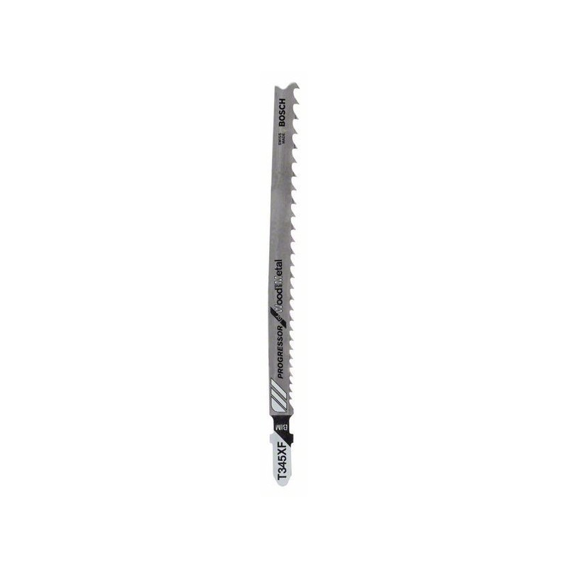 Bosch Set 5 panze ferastrau vertical T 345 XF Progressor for Wood and Metal, 132mm