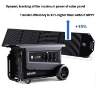 Statie acumulator portabil pentru incarcare electrica LongLife, LiFePO4, Generator Solar Power Station - 3600W, 3072Wh - CNO-W3P