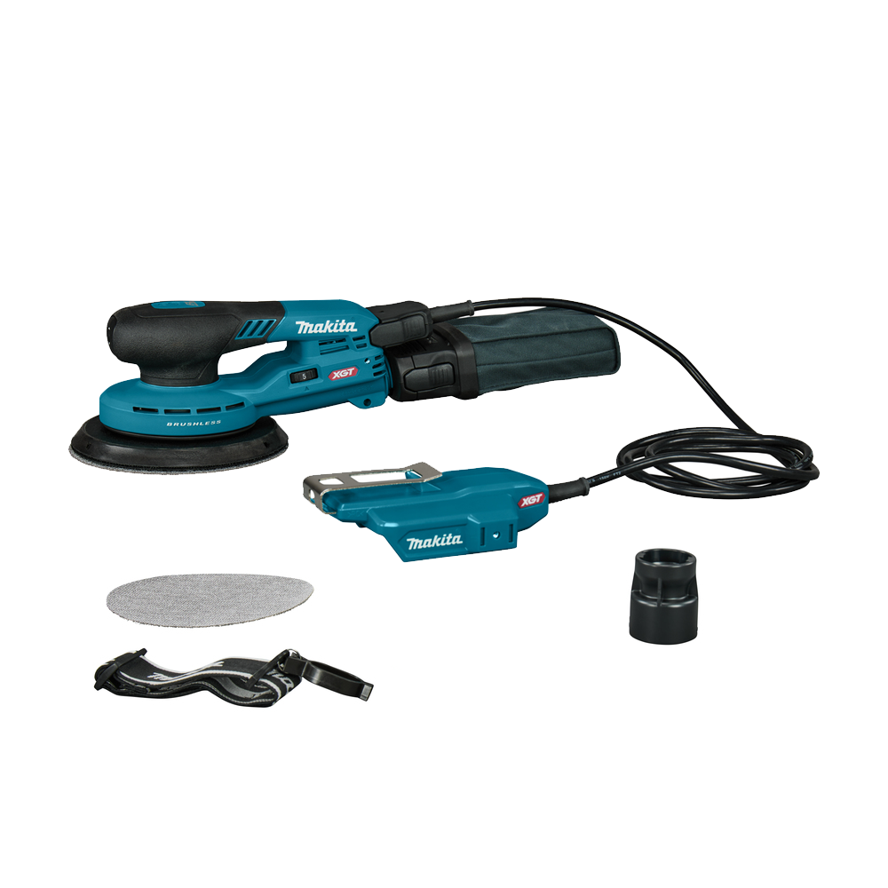 MAKITA BO004CGZ Slefuitor orbital brushless, Li-Ion, 40V XGT, 150 mm, fara acumulator in set (SOLO)