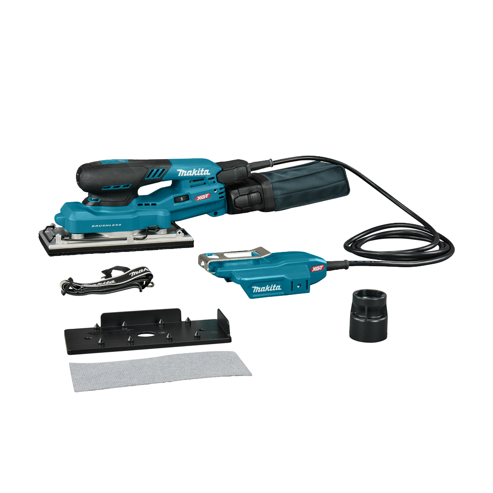MAKITA BO007CGZ Slefuitor cu vibratii brushless, Li-Ion, 40V XGT, 93x185 mm, fara acumulator in set (SOLO)