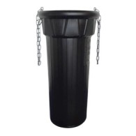 Tub standard pentru evacuare deseuri, NEGRU