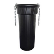 Tub standard pentru evacuare deseuri, NEGRU