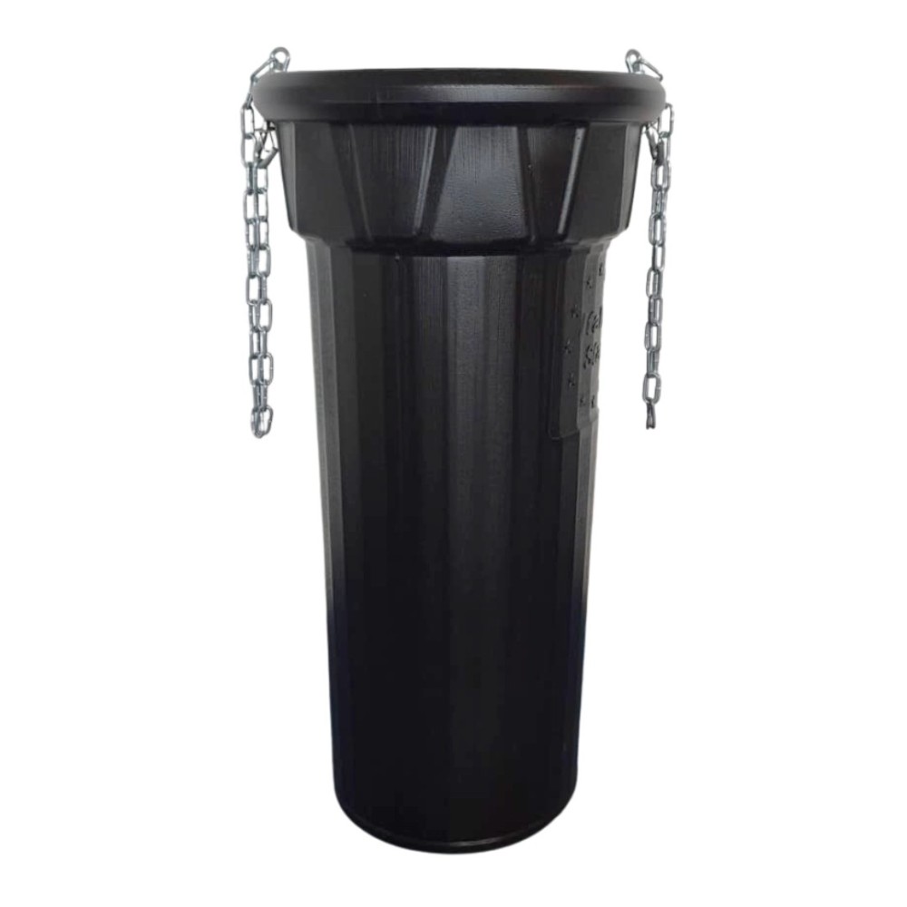 Tub standard pentru evacuare deseuri, NEGRU