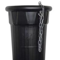 Tub standard pentru evacuare deseuri, NEGRU