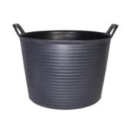 Galeata FLEXTUB din plastic neagra (40 L) - RUBI-88773