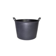 Galeata FLEXTUB din plastic neagra (40 L) - RUBI-88773