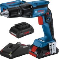 BOSCH GTB 18V-45 Masina de insurubat brushless, cu 2 acumulatori Li-Ion, 4Ah, cu incarcator de 4Ah GAL18V-40 + Valiza L-BOXX