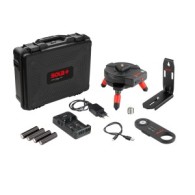 SET Nivela Laser Verde PLANO 3D multilinie 3x360°, 30m, Li-Ion + suport RCB - SOLA-71122501
