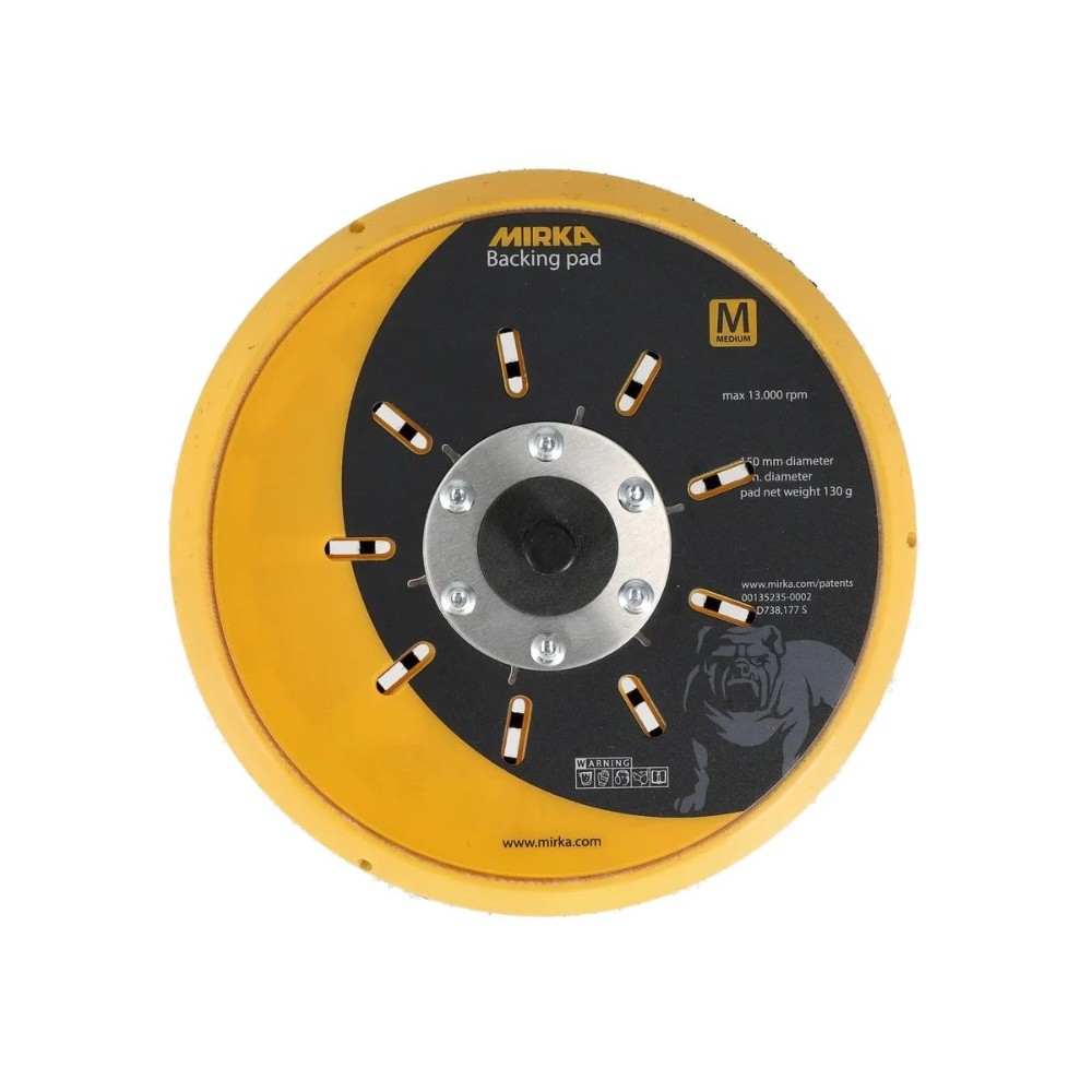 Suport discuri abrazive pentru slefuitoare orbitale Mirka MF 150mm 48 gauri Hard