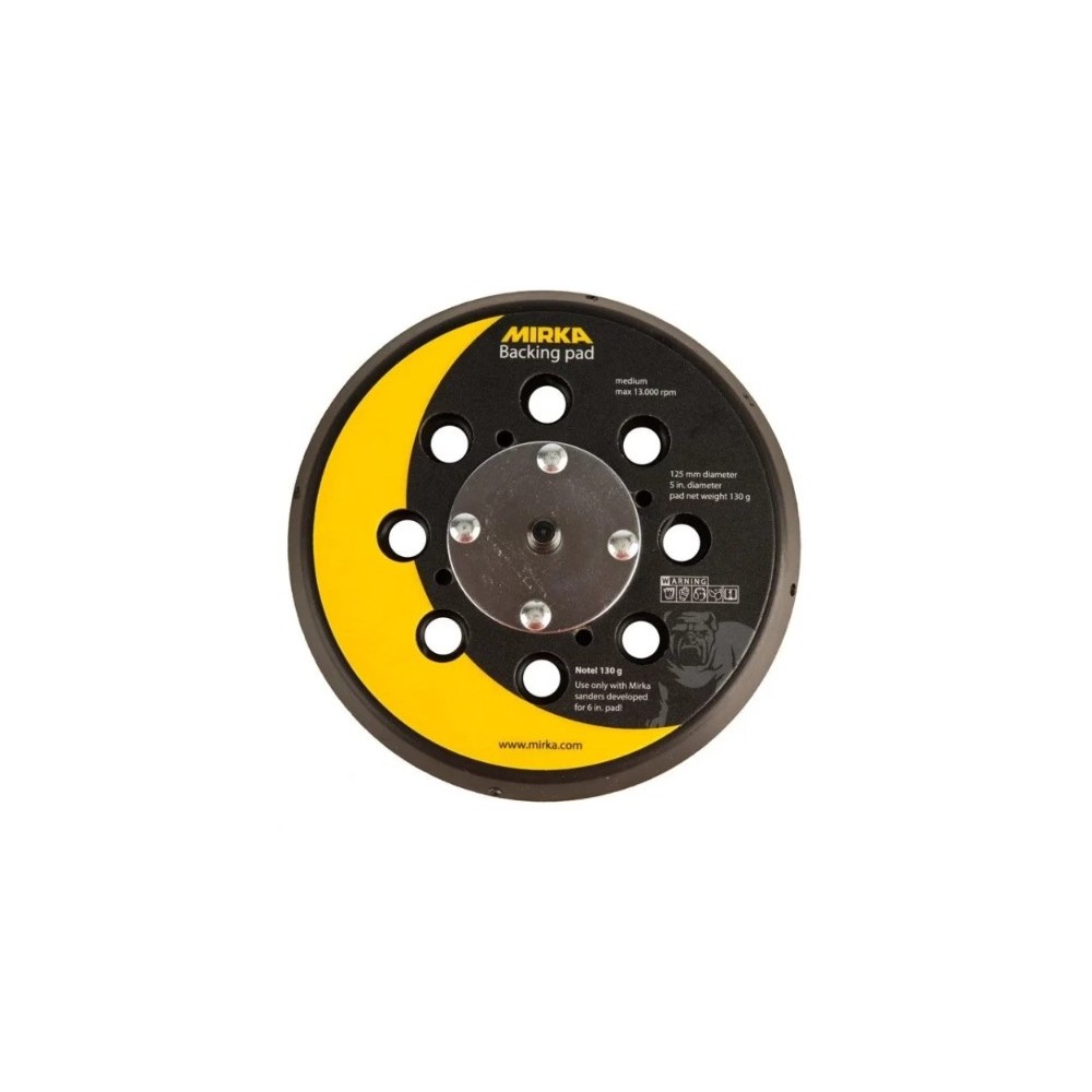 Suport discuri abrazive pentru slefuitoare orbitale Mirka 125mm, 28 gauri Mediu