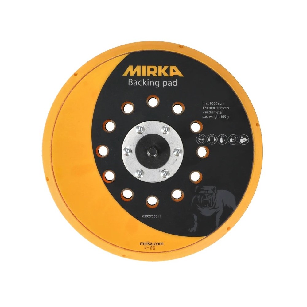 Suport discuri abrazive pentru slefuitoare orbitale Mirka M9 175mm 37 gauri Mediu