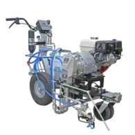 Echipament airless pentru trasat marcaje rutiere Larius Dragon Pro, autopropulsat cu secventiator de linii - 6,5 l/min, rezervor