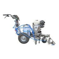 Echipament airless pentru trasat marcaje rutiere Larius Dragon Pro, autopropulsat cu secventiator de linii - 6,5 l/min, rezervor