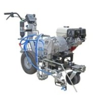 Echipament airless pentru trasat marcaje rutiere Larius Dragon Pro, autopropulsat cu secventiator de linii, 2 pistoale - 6,5 l/m