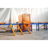 Linie semi-automata profesionala pt taiere armaturi din fier beton cu mese cu alimentare, max. Ø40mm, 9kw, 400V - Tecmor-TEC-300