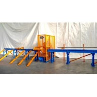 Linie semi-automata profesionala pt taiere armaturi din fier beton cu mese cu alimentare, max. Ø40mm, 9kw, 400V - Tecmor-TEC-300
