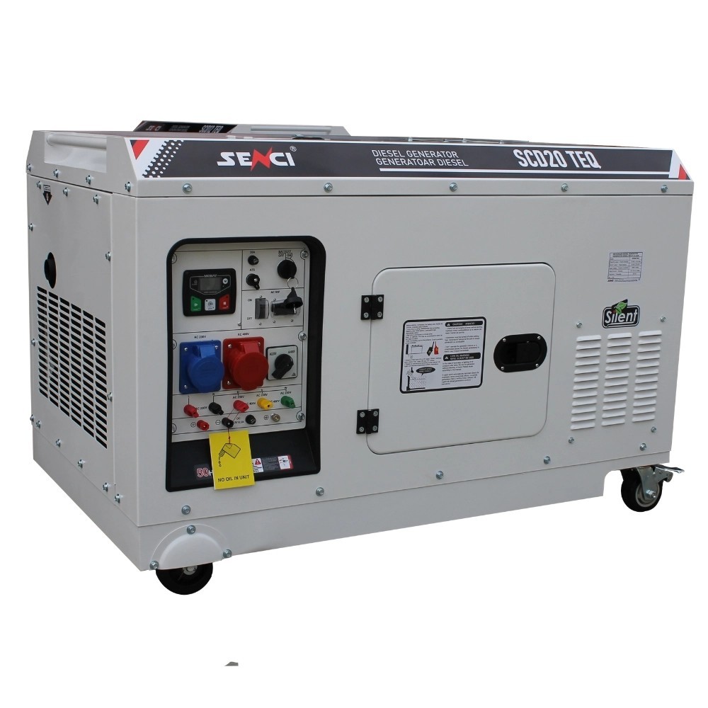 RS Generator insonorizat Senci SCD20 TEQ putere max 20kVA 230V/400V, Diesel, fara ATS