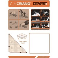 Pene Reutilizabile CRIANO LevSys+ pt. Clipsuri Autonivelare pt. gresie, faianta si placi - 50 buc - CNO-LSP-SP50