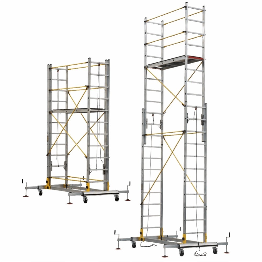 TeleSafe 005XL Schela mobila profesionala din aluminiu inaltime de lucru 5,8 m