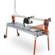 Masina de taiat marmura, granit 200cm, 2.2kW 400V, SUPREME 200S cu laser si roti - Battipav-82001/T380S1