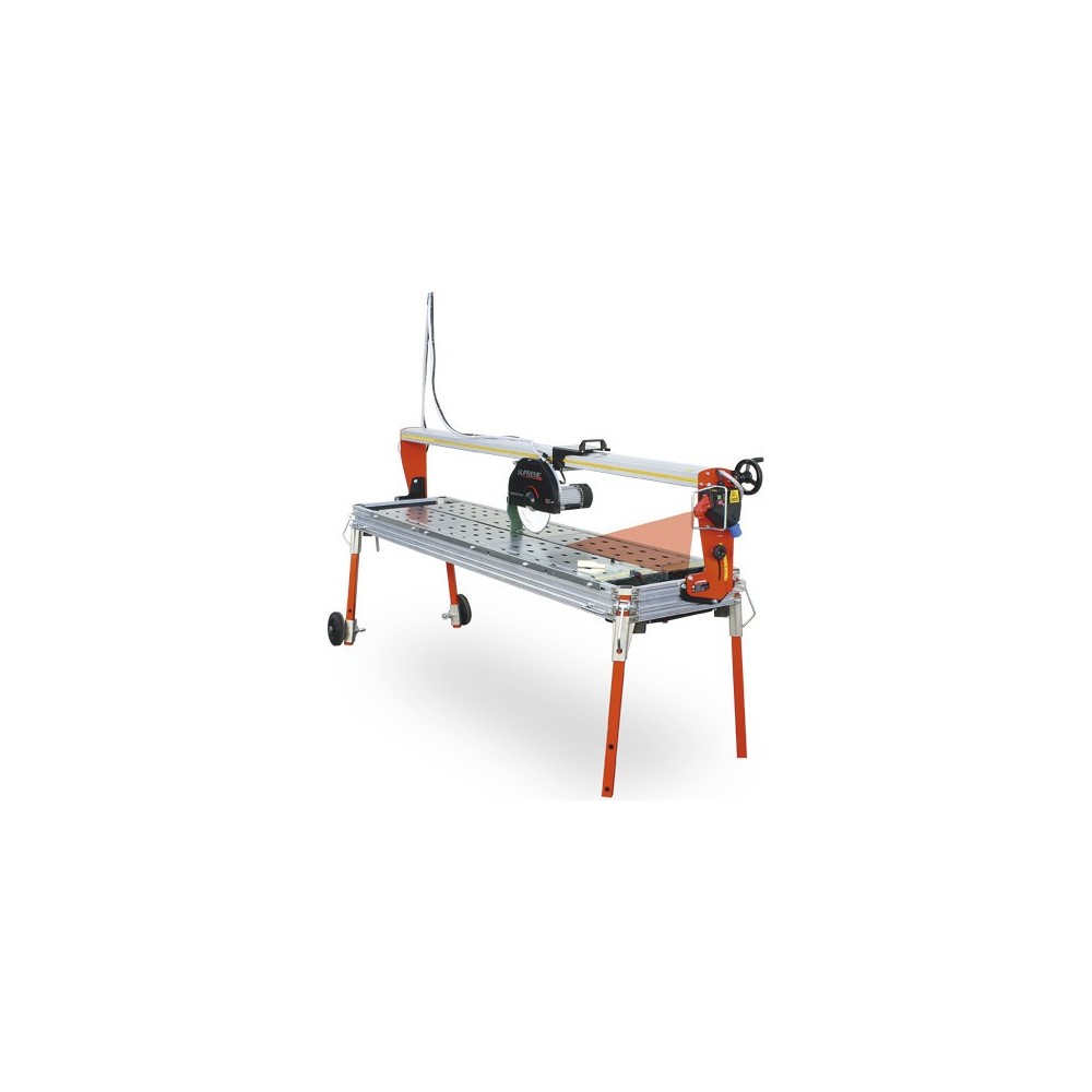 Masina de taiat marmura, granit 200cm, 2.2kW 400V, SUPREME 200S cu laser si roti - Battipav-82001/T380S1