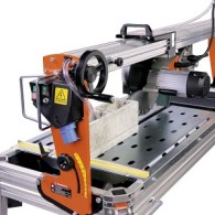 Masina de taiat marmura, granit 200cm, 2.2kW 400V, SUPREME 200S cu laser si roti - Battipav-82001/T380S1