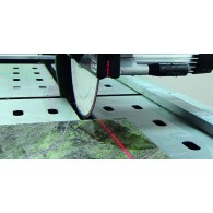 Masina de taiat marmura, granit 200cm, 2.2kW 400V, SUPREME 200S cu laser si roti - Battipav-82001/T380S1