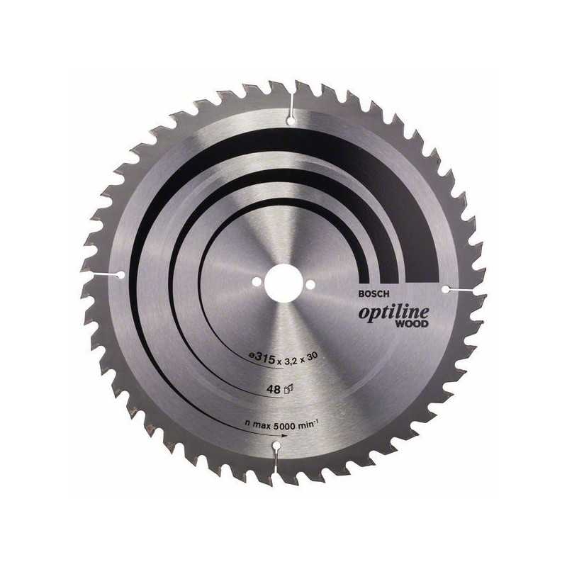 Bosch Panza ferastrau circular Optiline Wood, 315x30x3.2mm, 48T