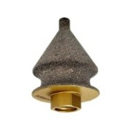 Freza diamantata conica pt. decupaje, largiri, gauri si frezare rotunda muchii in placi ceramice, piatra, 9-50(mm), r=7,5mm, M14