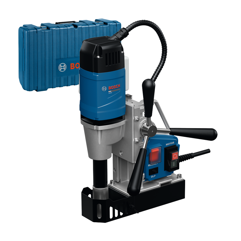 BOSCH GBM38 Masina de gaurit cu suport de gaurit cu magnet, 1050W, prindere Weldon 19 mm (3/4")